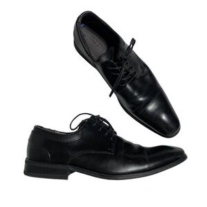 Aldo Black Leather Oxfords
